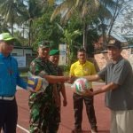 Monitoring Liga Bola Voli U-23, Babinsa Bagus Kuning Himbau Peserta Junjung Tinggi Sportifitas