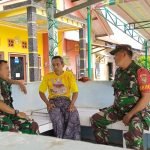 Via Komsos, Babinsa Lebung Gajah Himbau Ketua RT Pertahankan Kegiatan Ronda Malam