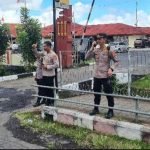 Kapolres Minahasa Terjun Langsung Cegah Kemacetan Arus Lalu lintas di HUT PI Sesinode Gmim