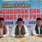 Usai Dikukuhkan, Ketum DPP PKDP H. Jhon Kenedy Azis Langsung Gelar Konferensi Pers