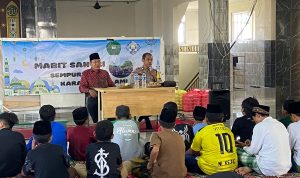 Bhabinkamtibmas Desa Pemogan Berikan Materi Wawasan Kebangsaan di Yayasan Nurul Imam