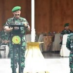 Danrem 131/Santiago Pimpin Upacara Purna Tugas Satgas Pengamanan Pulau Kecil