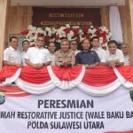 Kapolda Sulut Resmikan Rumah Restorative Justice Wale Baku Bae