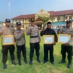 Berprestasi, Bripka Jaenal dan Bripka Yoyon Anggota Polsek Jawilan Polres Serang Raih Penghargaan Bhabinkamtibmas Terbaik
