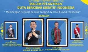 Pelantikan Duta Berkibar Kreatif Indonesia, Zihandhoni : “Dapat Memberikan Manfaat Bagi Segenap Pemuda pemudi Indonesia dan Dapat Memberikan Kontribusi Positif”