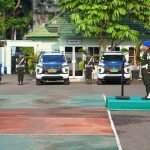 Peringati HUT ke-77 Polisi Militer TNI Angkatan Darat, Pomdam II/Sriwijaya Gelar Apel Corps