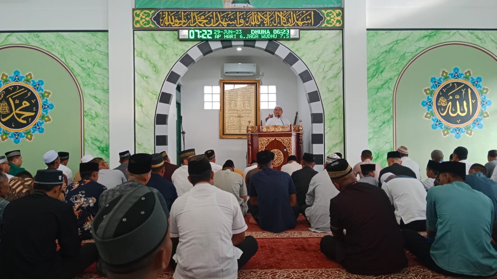 Korem 045/Garuda Jaya Gelar Sholat Idul Adha 1444 H 1 IMG 20230630 WA0041
