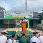 Wujudkan Kemanunggalan, Prajurit Yonif 144/JY Sholat Idul Adha Bersama Masyarakat