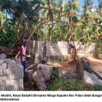 Sertu Muslim, Karya Bhakti Bersama Warga Kapaleo Bangun RLH Milik Abdurrahman