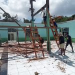 Babinsa Koramil 1512-03/Gebe Bersama Warga Binaan Gotong- Royong Rehap Masjid