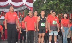 Kajari Gianyar Hadiri Lomba Lari Marathon Gianyar Run Bersama King Of Sparko 2023