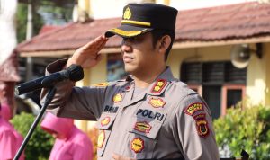 Kapolres Pimpin Upacara Kenaikan Pangkat 33 Personel Polres Bungo
