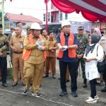 Bupati Suhatri Bur Letakkan Batu Pertama Pembangunan Pasar Pakandangan