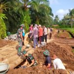 Permudah Akses, Satgas TMMD ke-117 Terus Kebut Pembangunan Gorong-gorong