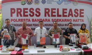 Polresta Bandara Soekarno Hatta Amankan 17 Anggota Sindikat Perdagangan Orang