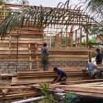 Hari Ke 5 Rehab RTLH Edi Candra Sekarang Tahap Pemasangan Dinding Rumah