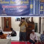 Satgas TMMD Bersama Warga Ikuti Pengajian Akbar di Masjid Al Muhajirin Talang Silungko
