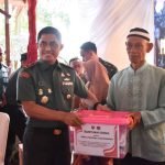 Dampingi Pangdam II Sriwijaya, Danrem 044/Gapo Ikuti Vidcon Peresmian Fasilitas Air Bersih Oleh Kasad