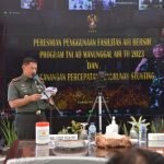Danrem 131/Santiago Hadiri Peresmian Penggunaan Fasilitas Air Bersih Program TNI AD Menunggal Air T.A 2023