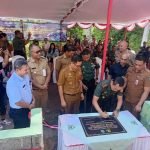 Dandim 1310/Bitung Bersama Bupati Minut Joune Ganda Resmikan Fasilitas Air Bersih Dan Pencanangan Pengentasan Stunting