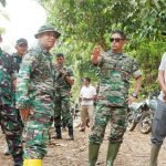 Tinjau Lokasi TMMD, Danrem 044/Gapo: Prajurit TNI Harus Selalu Manunggal dengan Rakyat