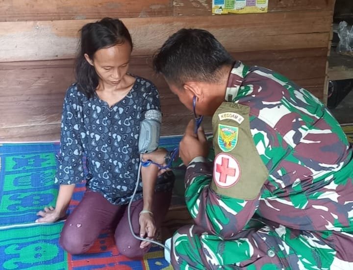 Tim Satgas TMMD Kodim 0416/Bute Gelar Pelayanan Kesehatan Gratis untuk Warga 1 IMG 20230730 WA0002
