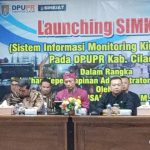 Sekda Cilacap Launching Aplikasi SIMKIAT Dinas Pekerjaan Umum dan Penataan Ruang