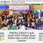FMIPA Universitas Udayana Beri Pelatihan Anak SOS Village Buat Sabun dan Krim dari Lamun