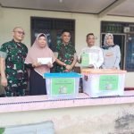 Dandim 0413/Bangka Berikan Tali Asih ke Orang Tua Bunga Puspita Sari