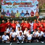 Sambut HUT RI ke-78, Korem 043/Gatam Gelar Turnamen Fun Game Tenis Merdeka