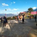 Sambut Hari Kemerdekaan RI ke-78, Satgas Yonif Raider 200/BN Gelar Lomba Voli