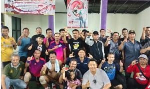 Bangga, Desa Cibugel di Turnamen Badminton Masuk ke Babak Final
