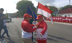 Wali Kota Maulan Aklil Lepas Seluruh Atlet Kontingen Kota Pangkalpinang Pada Porprov VI di Bangka Barat