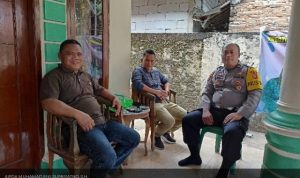 Kanit Provos Polsek Jawilan Polres Serang Aipda Muhamad Riki sambangi warga, Sampaikan Pesan Kamtibmas