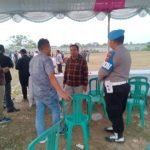 Polsek Jawilan Polres Serang Amankan Pertandingan Sepak Bola Tarkam di Desa Kareo