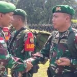 Danrem 172/PWY Pimpin Upacara Pelepasan Satgas Pamtas Yonif 143/TWEJ