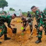 Peringati HUT RI ke-78, Kodim 0413/Bangka Laksanakan Penanaman Pohon Bersama Elemen Masyarakat