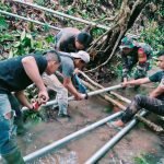 Inovasi Pompa Hidram, Kodim 0408/BS Salurkan Air Bersih ke Rumah Warga