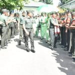 Danrem 131/Stg Mengunjungi Kodim 310/ Kota Bitung di Sambut Dandim