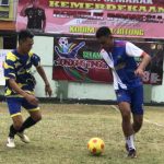 Tim Lanjut Berlaga Di Hari Kelima Pertandingan Futsal Yang Digelar Kodim 1310/Bitung