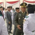 Dandim 1512/Weda Hadiri Kegiatan Upacara Pengukuhan Paskibaraka Halteng