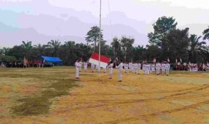 Peringati HUT RI Ke 78 Pemerintah Dusun Cilodang Gelar Upacara di Lapangan Upacara Bukit Kemuning