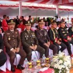 Dandim 1310/Bitung Bersama Ibu Hadiri Upacara Peringatan HUT Kemerdekaan RI Ke-78
