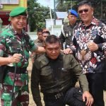 Dandim 1310/Bitung Sambut Personel Komcad Matra Darat TA 2023