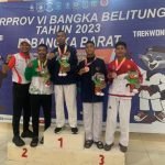 Prajurit Yonif 147/KGJ Serda Kemal Yusuf Raih Emas Cabang Taekwondo Porprov Kepulauan Babel
