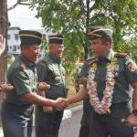Danrem 131/Stg hadiri penyambutan Panglima Kodam XIII/Mdk Mayjen TNI Legowo W.R.Jatmiko