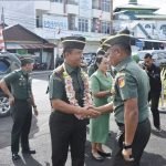 Kodam XIII/Merdeka Gelar Tradisi Penerimaan dan Penyambutan Mayjen TNI Legowo W.R. Jatmiko, S.I.P., M.M