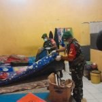 Lapas Kelas II B Bitung Bersama Kodim/1310  Lakukan Penggeledahan dan Skrining Tes Urine Warga Binaan
