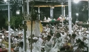 Wujud Syukur Desa Adat Beraban dalam Upacara Pujawali