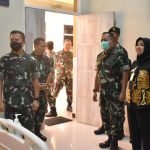Wujud Perhatian, Pangdam II/Sriwijaya Besuk Anak Anggota di Rumah Sakit AK Gani